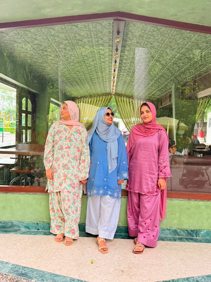Mauve Floral Farshi