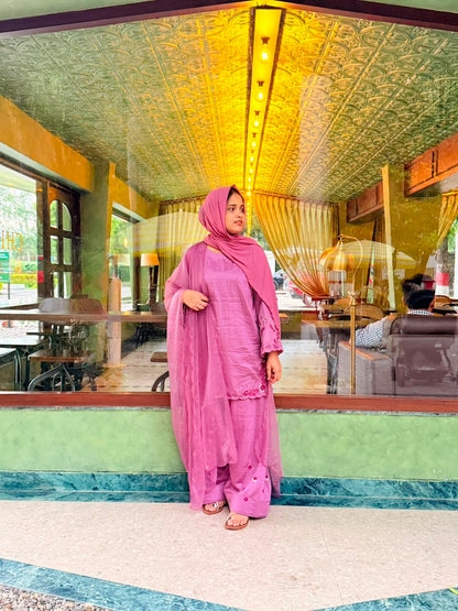 Mauve Floral Farshi