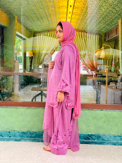 Mauve Floral Farshi