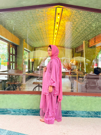 Mauve Floral Farshi